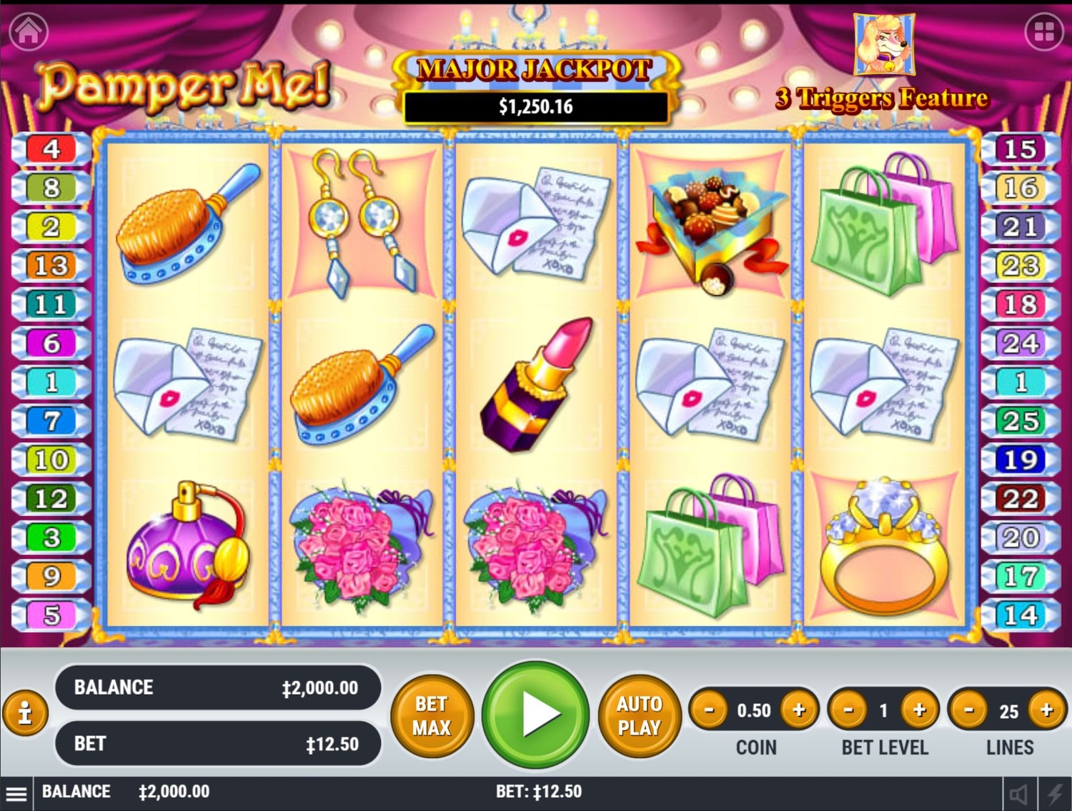 Pamper Me Slot Gameplay