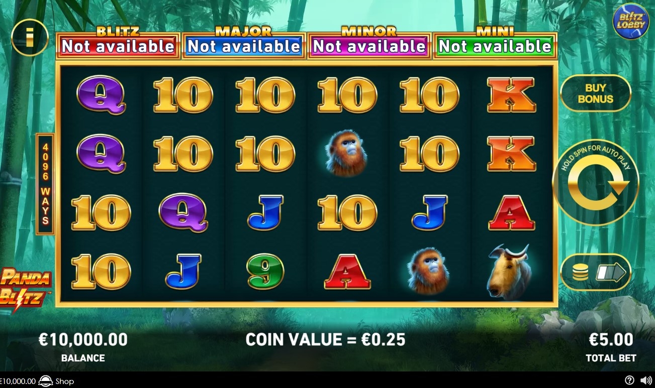 Panda Blitz Slot Gameplay