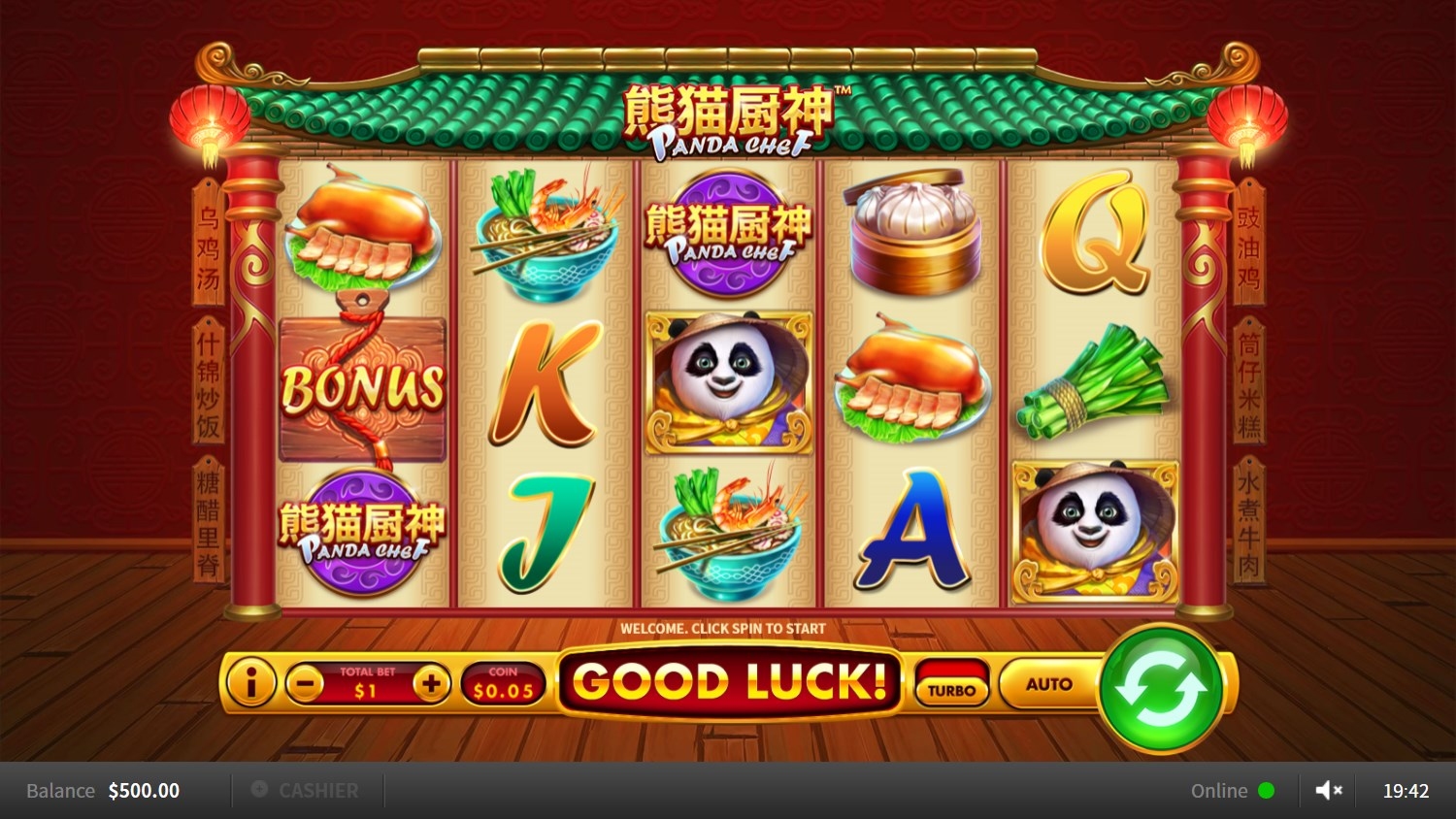 Panda Chef Slot Gameplay