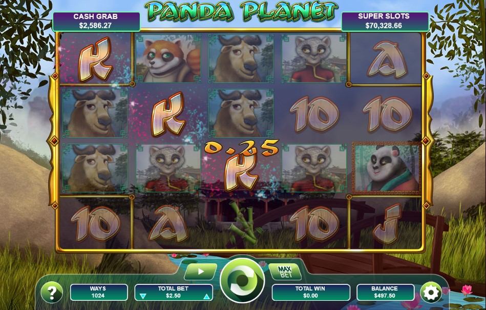 Panda Planet Slot Gameplay