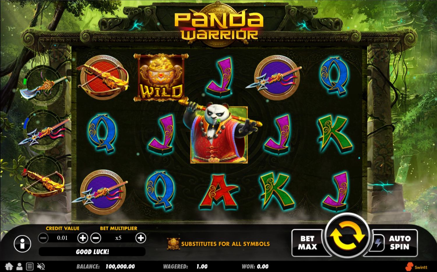 Panda Warrior Slot Gameplay