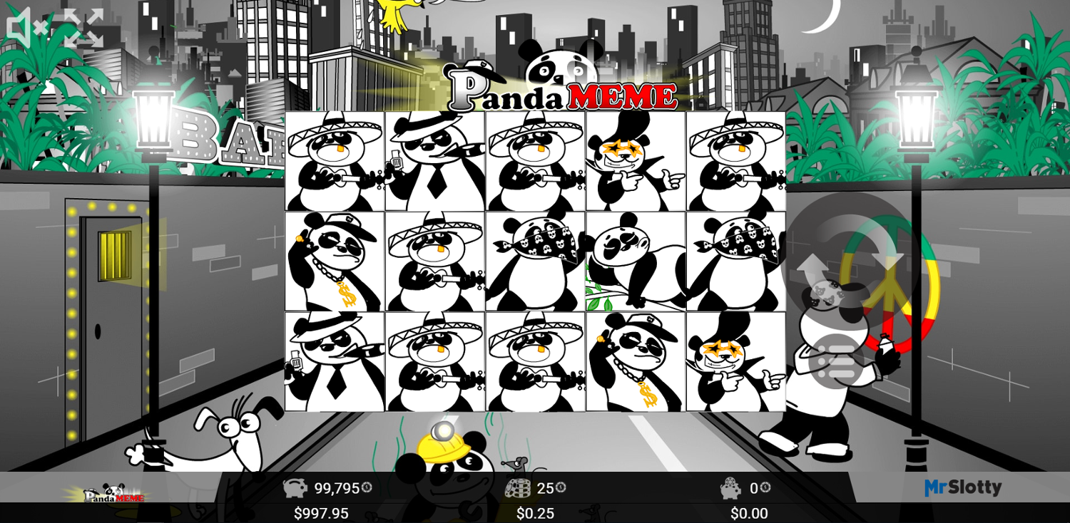 PandaMEME Slot Gameplay