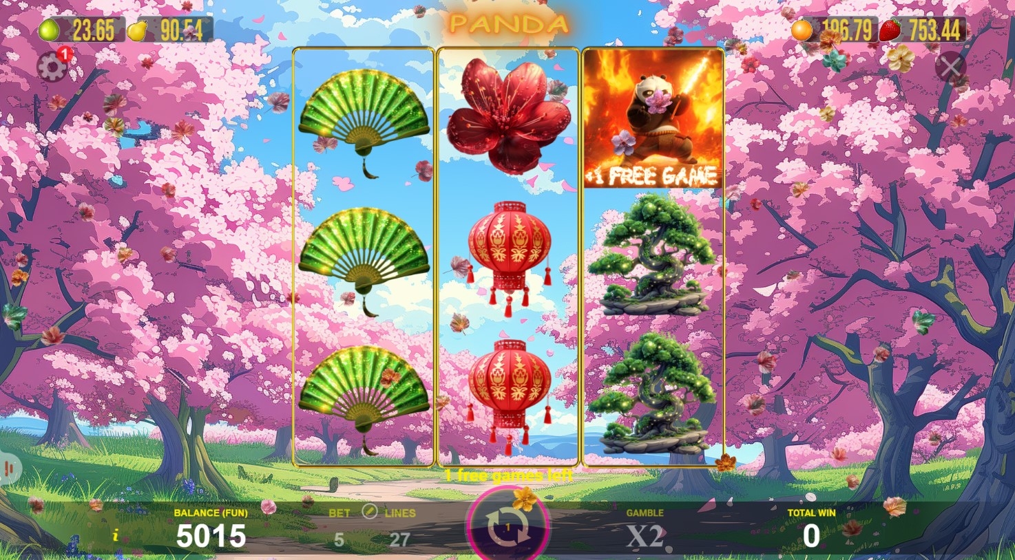 Panda Slot Gameplay