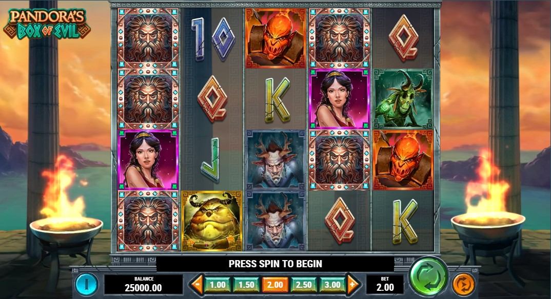 Pandora's Box of Evil Slot Gameplay