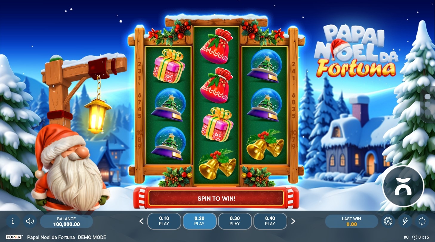 Papai Noel da Fortuna Slot Gameplay