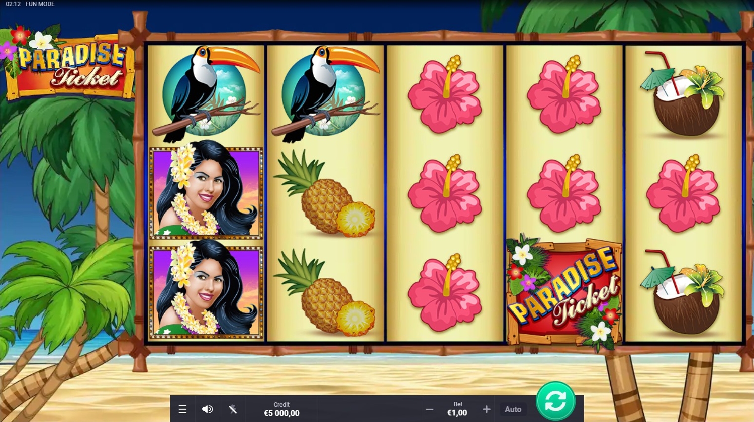 Paradise Ticket Slot Gameplay