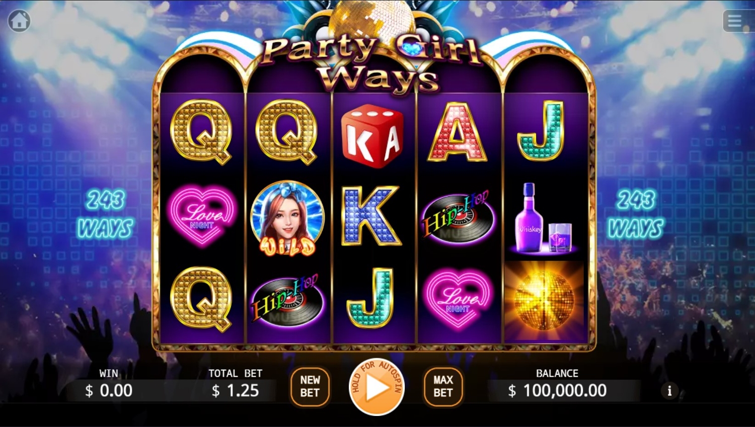 Party Girl Ways Slot Gameplay