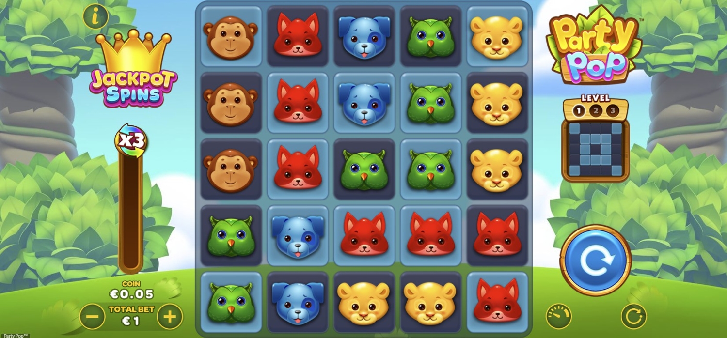 Party Pop Slot Gameplay