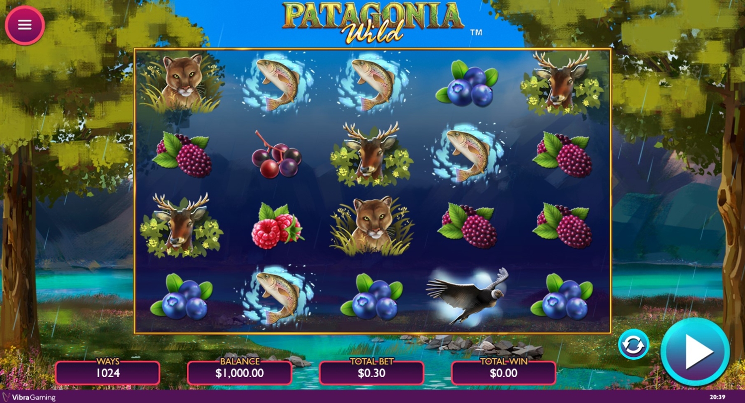 Patagonia Wild Slot Gameplay