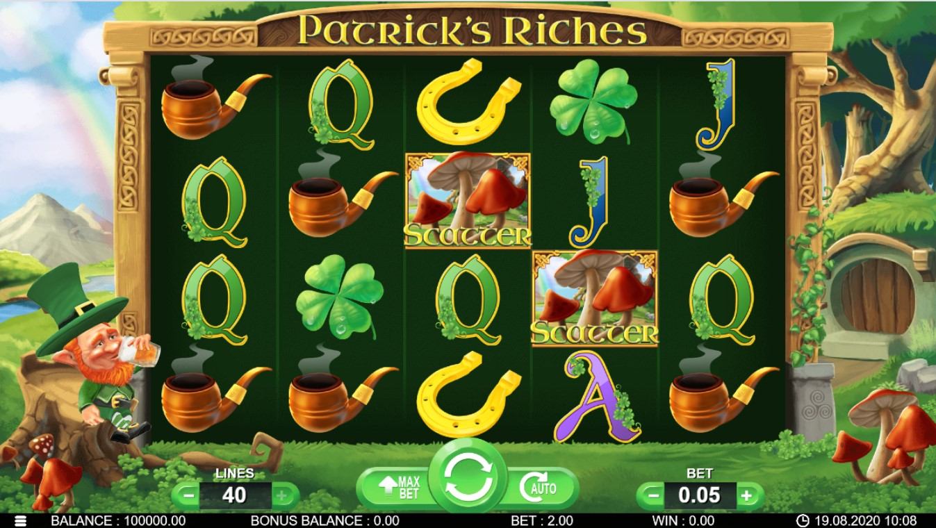 Patrick's Riches Slot Gameplay