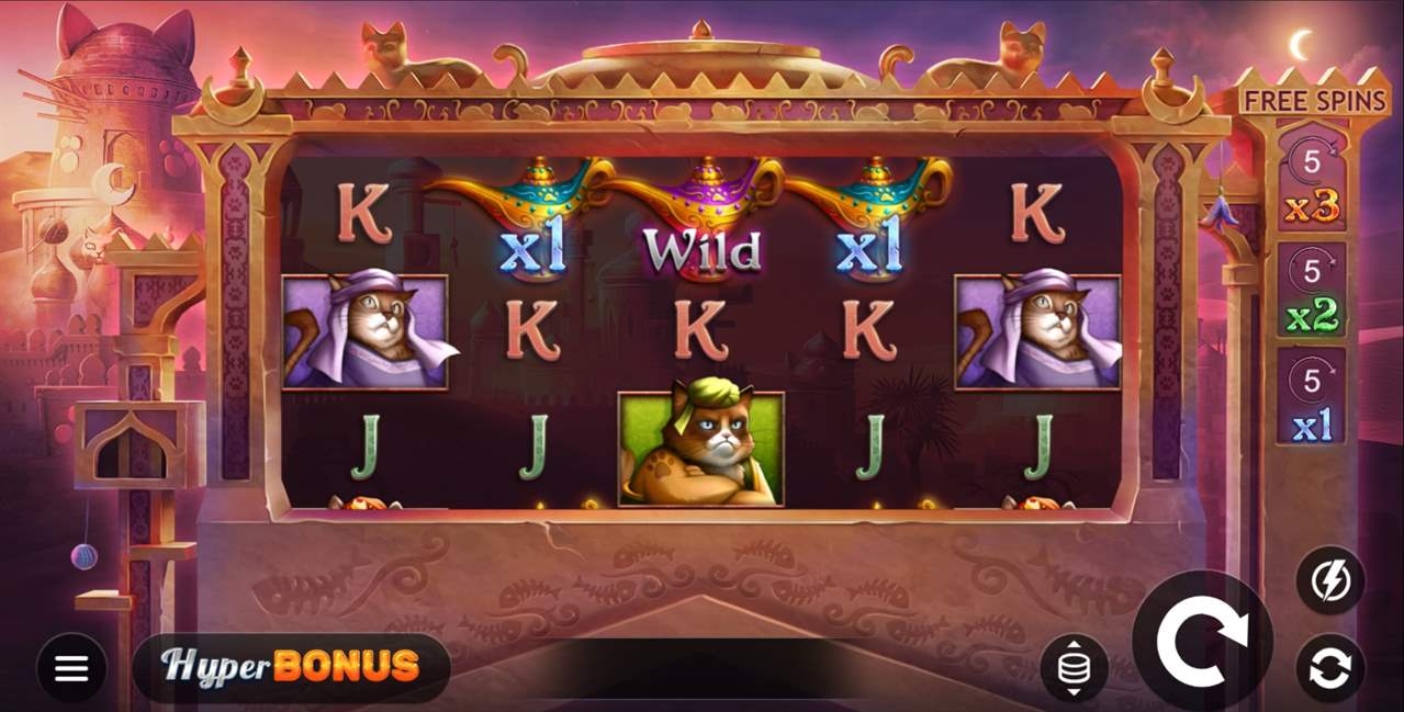 Pawprints of Pursia Slot Gameplay