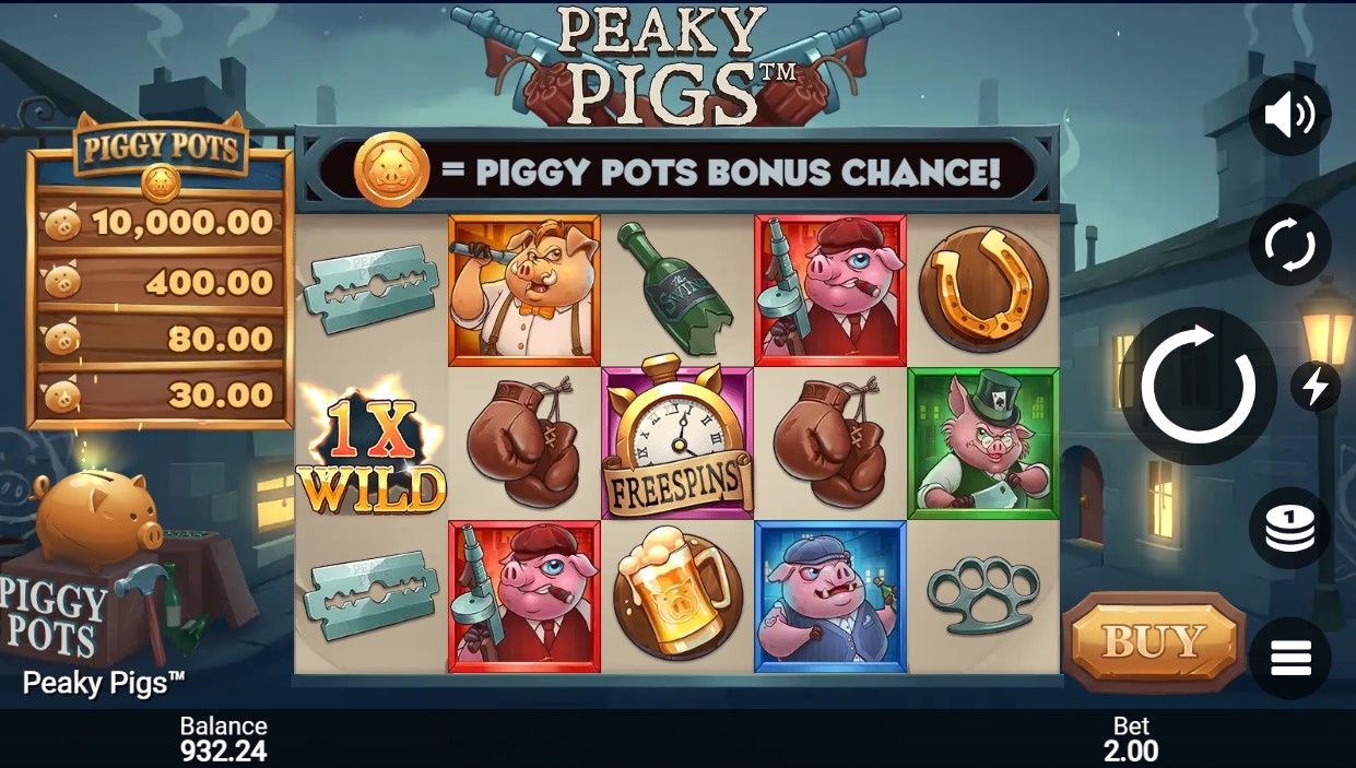 Peaky Pigs Slot Gameplay
