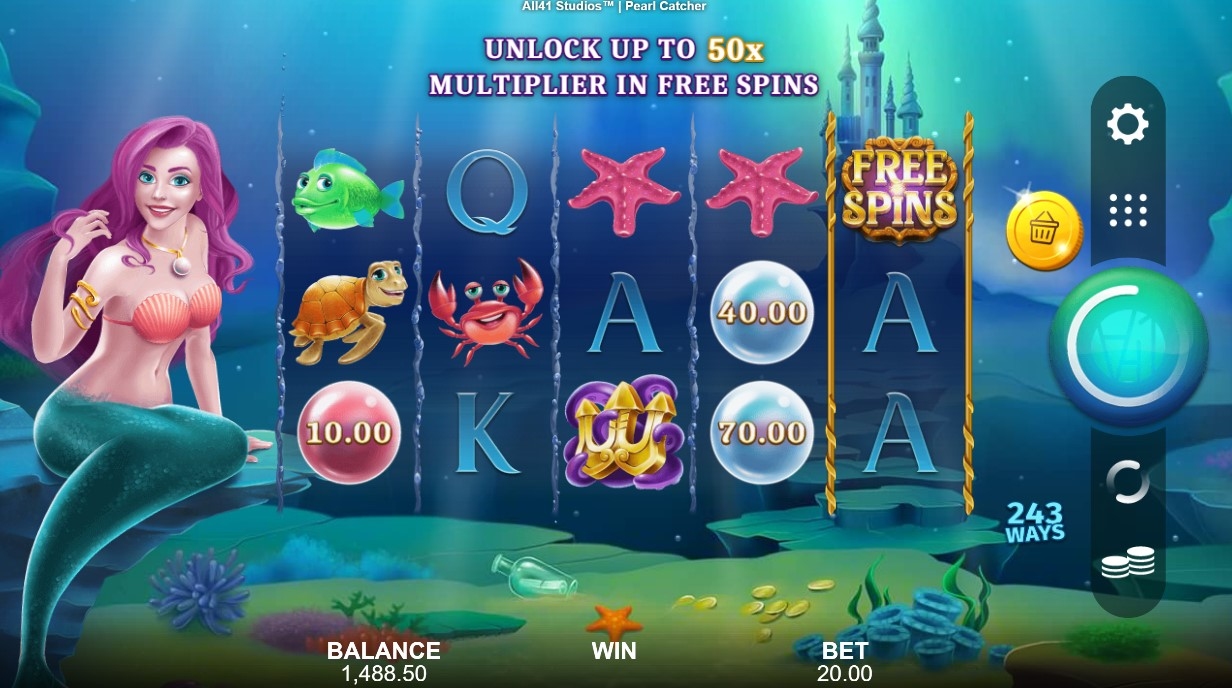Pearl Catcher Slot Gameplay