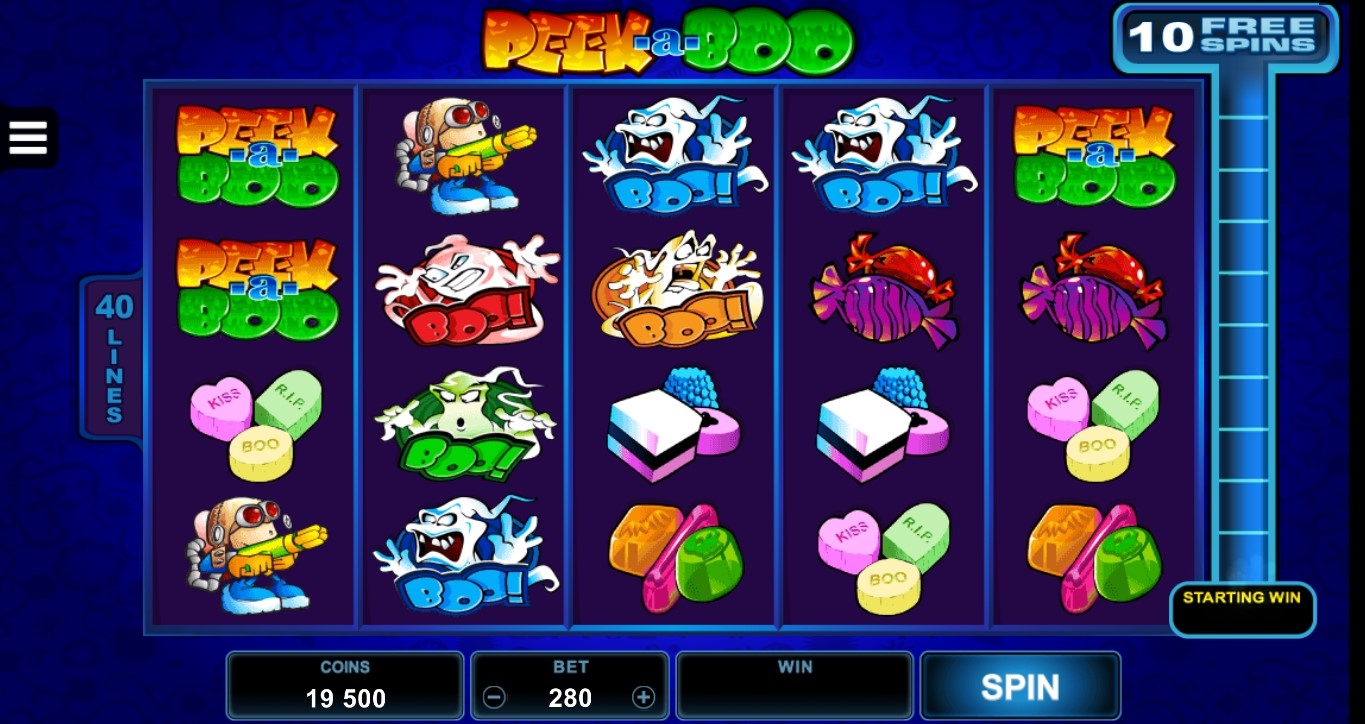 Peek-a-Boo - 5 Reel Slot Gameplay
