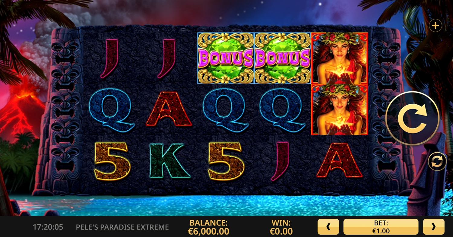 Pele's Paradise Extreme Slot Gameplay