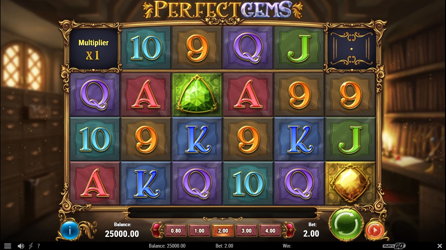 Perfect Gems Slot Gameplay
