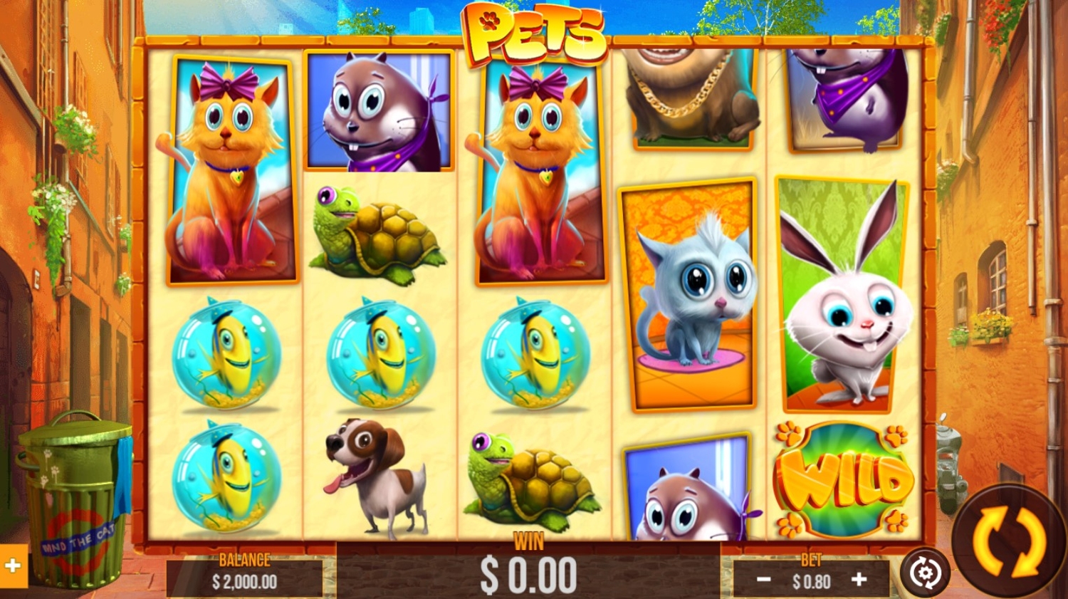 Pets (Wizard Games) Slot Gameplay