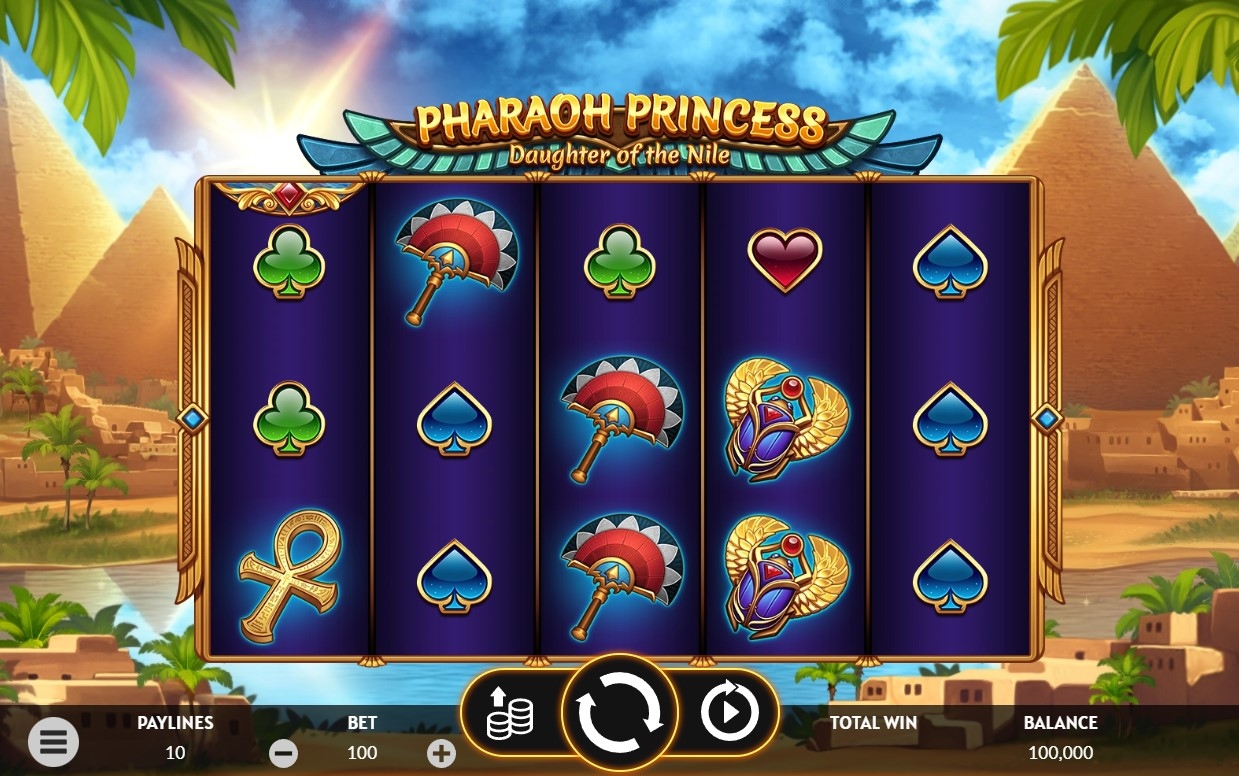 Pharaoh Princess Slot Gameplay