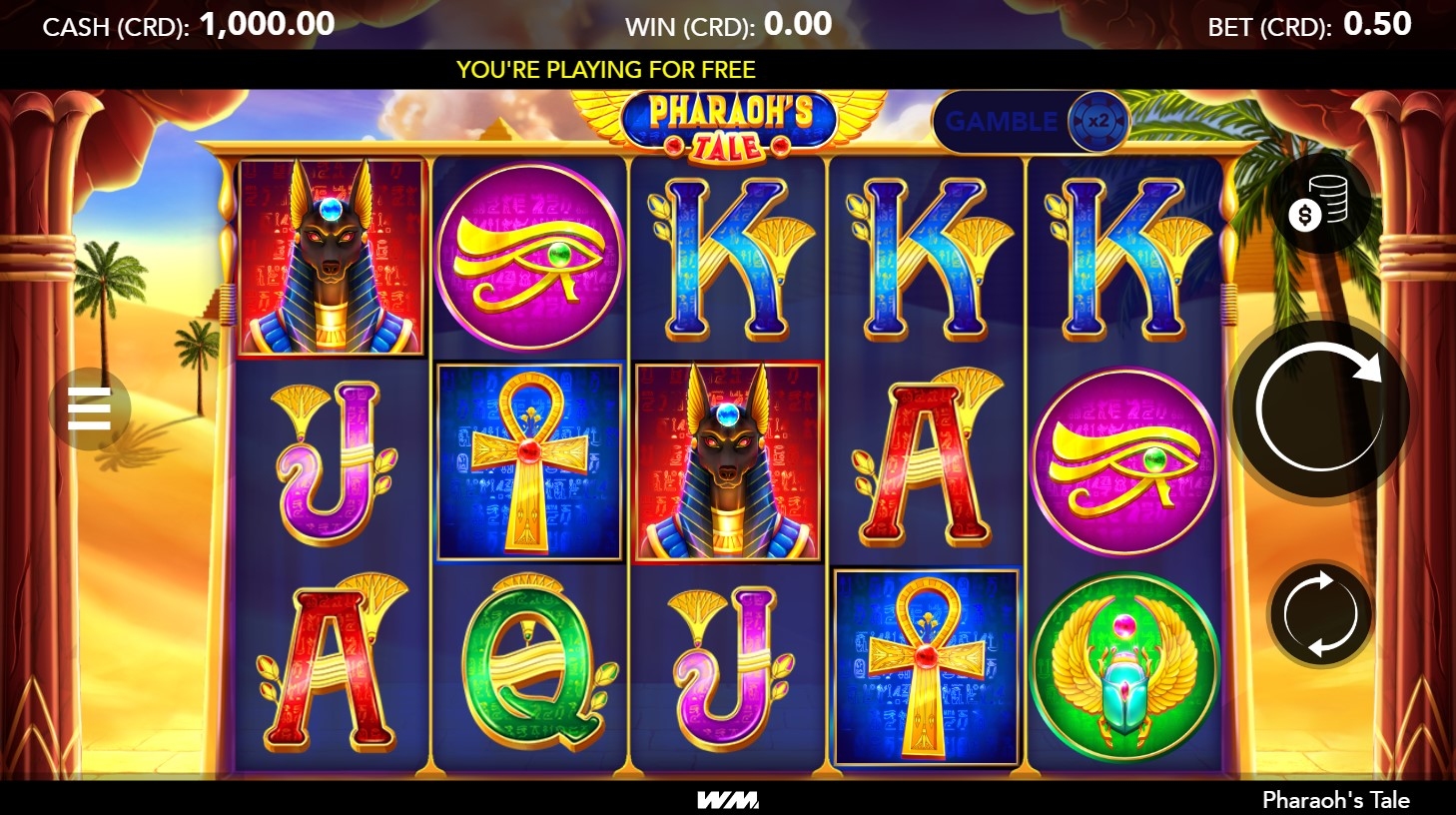 Pharaoh's Tale Slot Gameplay