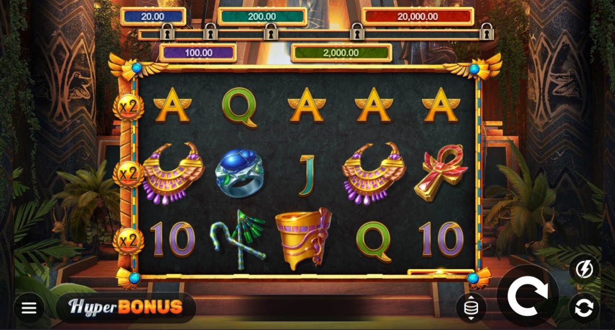 Pharaohs Reign Mini-max Slot Gameplay