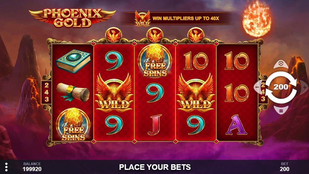 Phoenix Gold Slot Gameplay