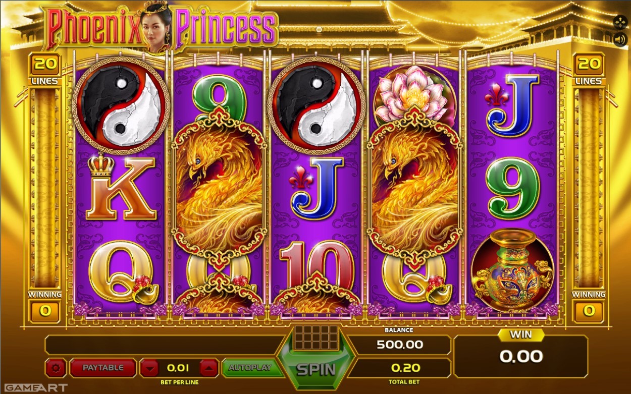 Phoenix Princess Slot Gameplay