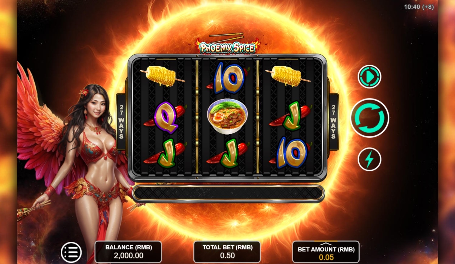 Phoenix Spice Slot Gameplay