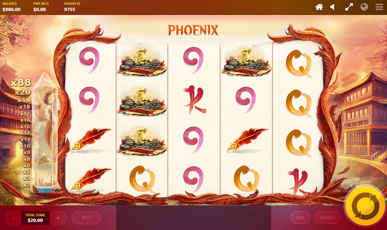Phoenix Slot Gameplay