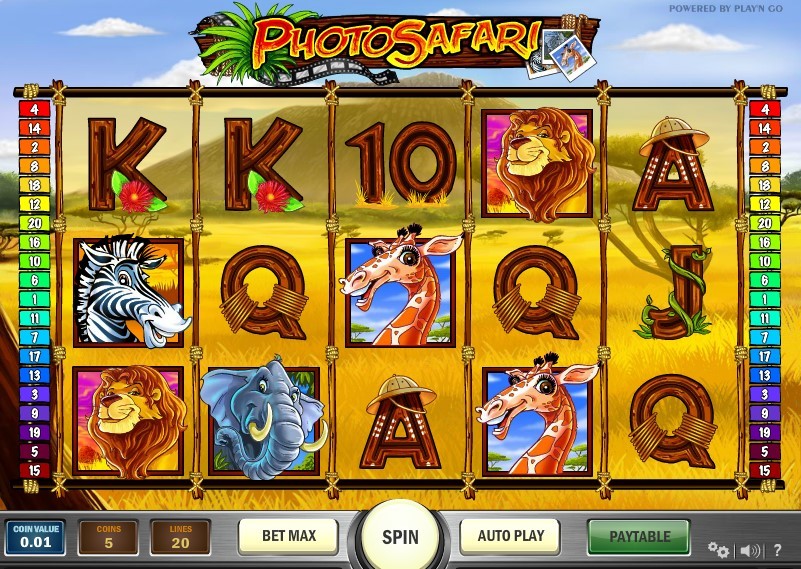 Photo Safari Slot Gameplay