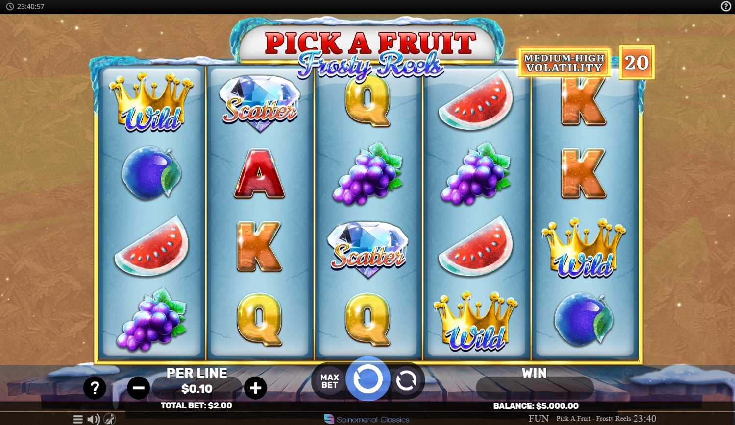Pick A Fruit - Frosty Reels Slot Gameplay
