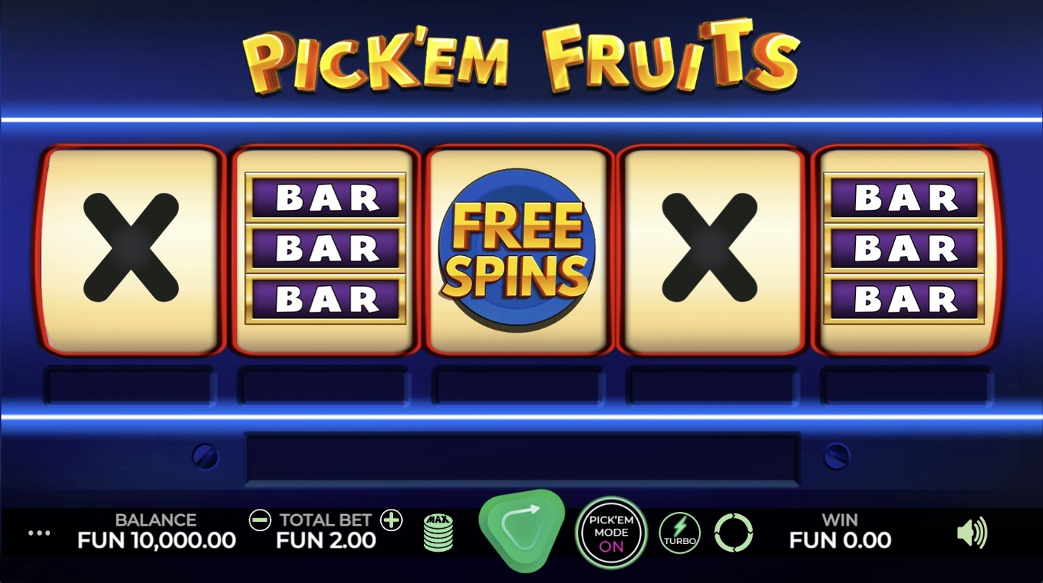 Pick'em Fruits Slot Gameplay