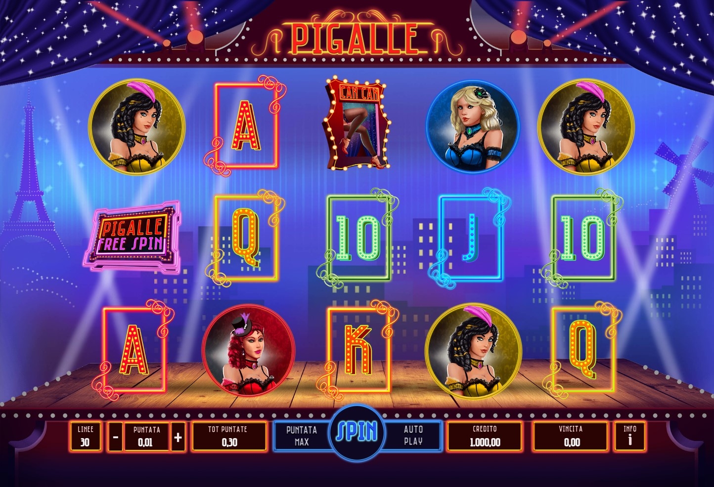 Pigalle Slot Gameplay