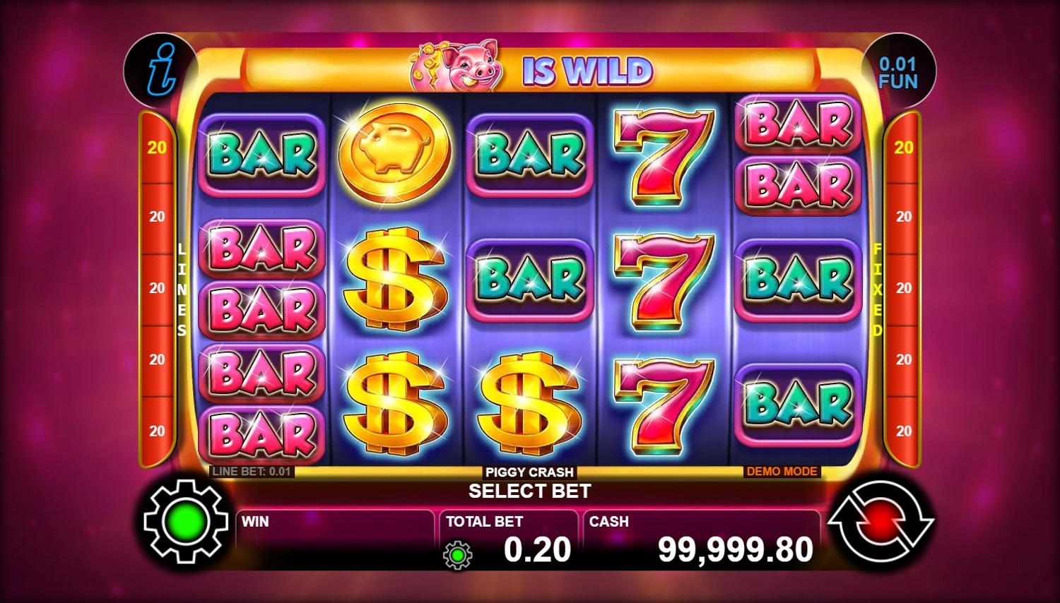 Piggy Crash Slot Gameplay