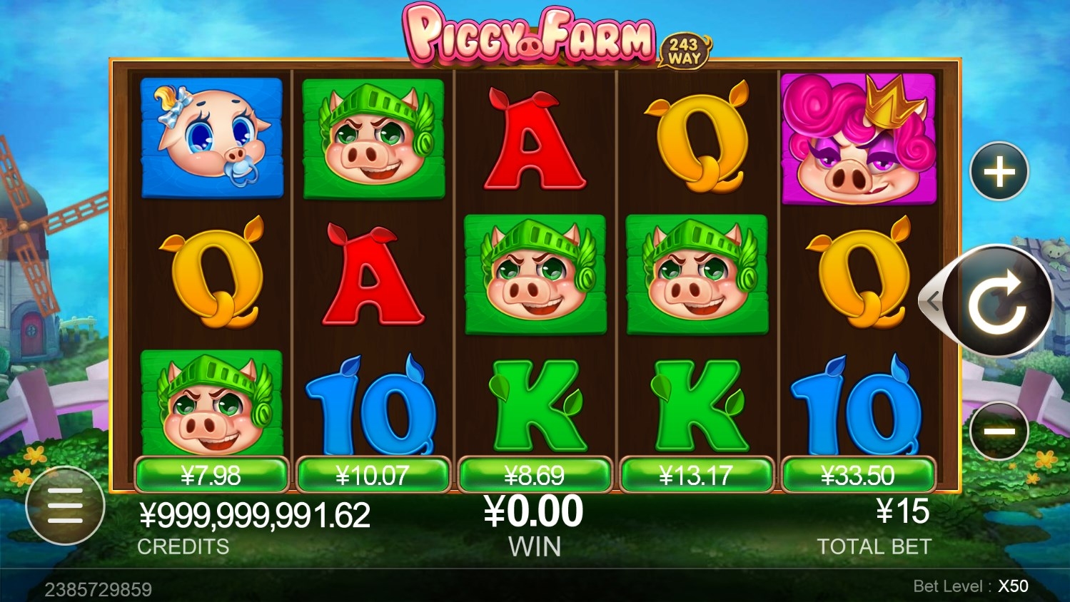 Piggy Farm Slot Gameplay