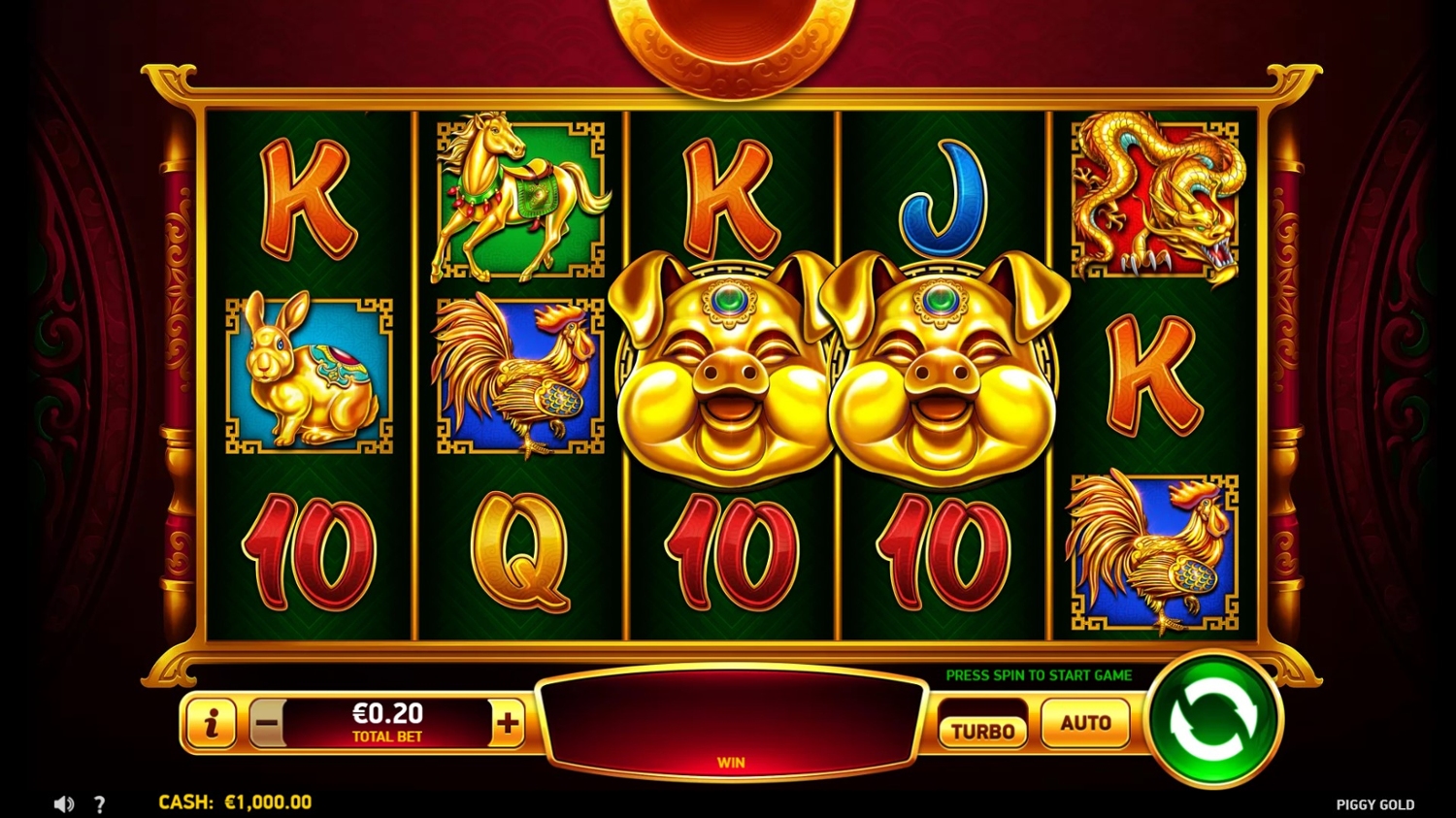 Piggy Gold Slot Gameplay