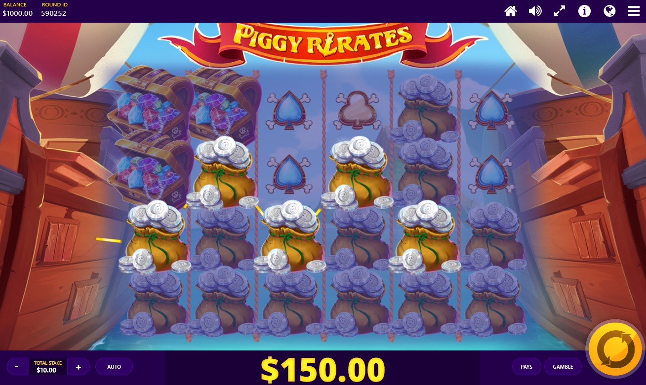 Piggy Pirates Slot Gameplay