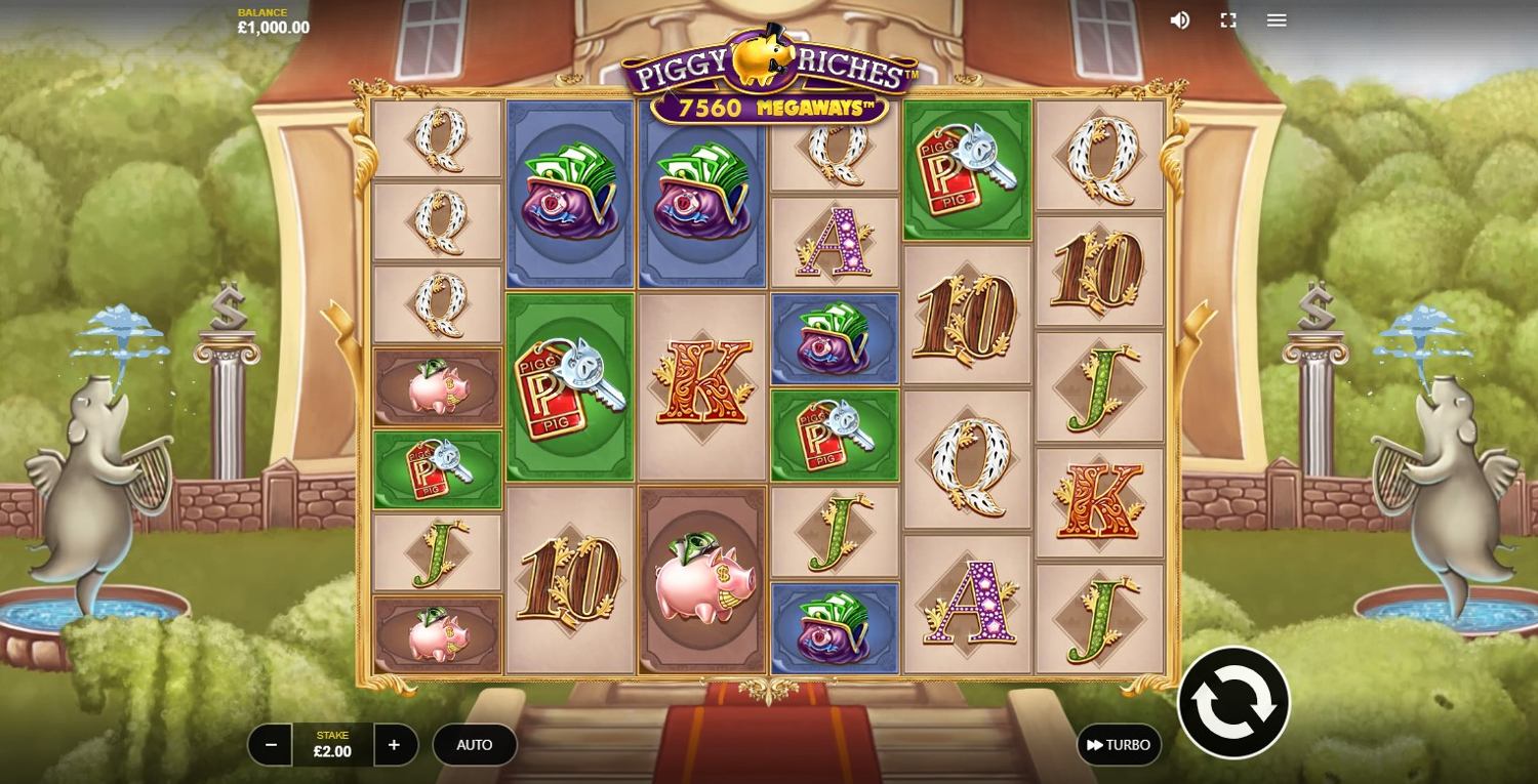 Piggy Riches Megaways Slot Gameplay