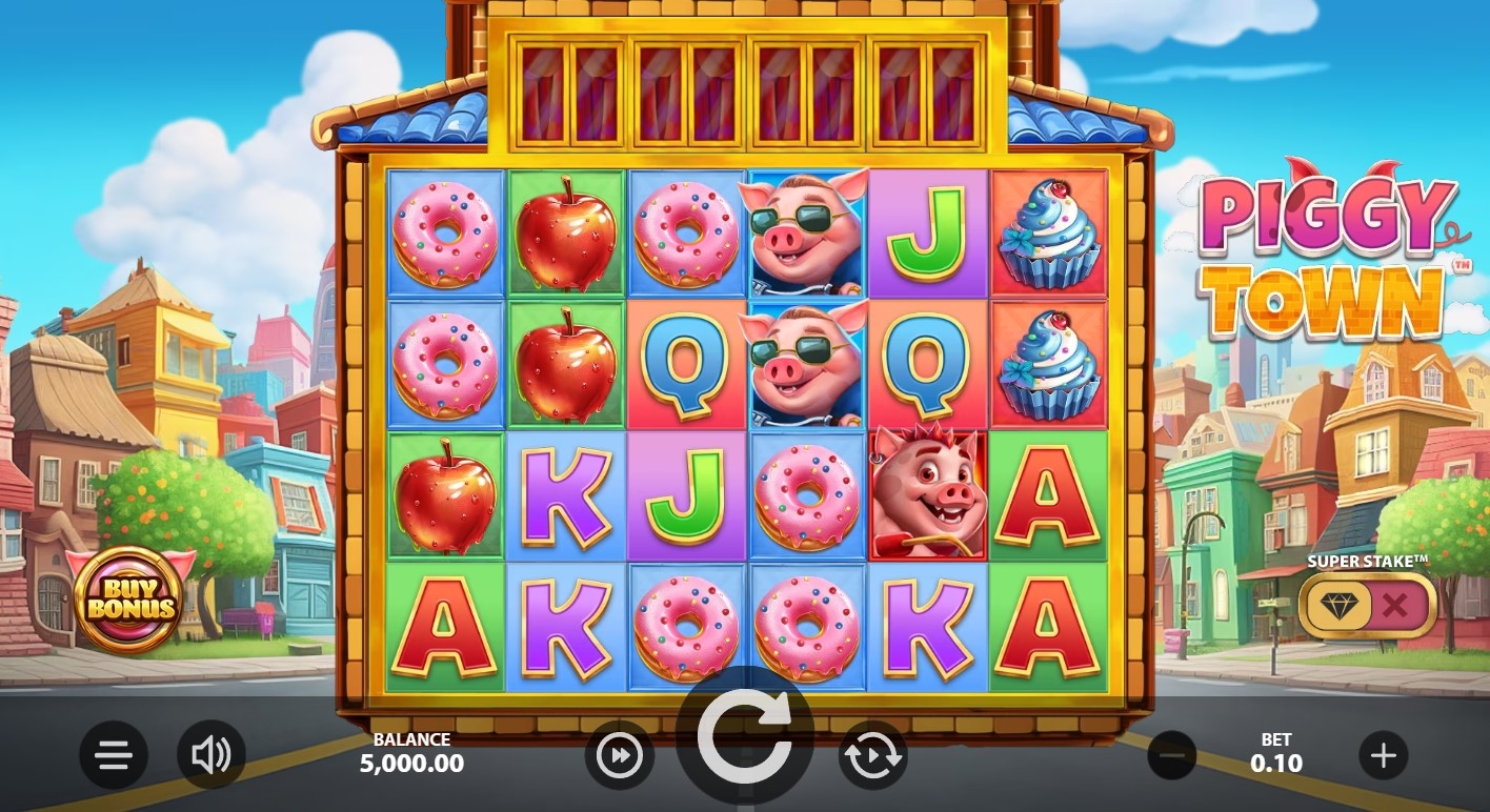 Piggy Town Slot Gameplay