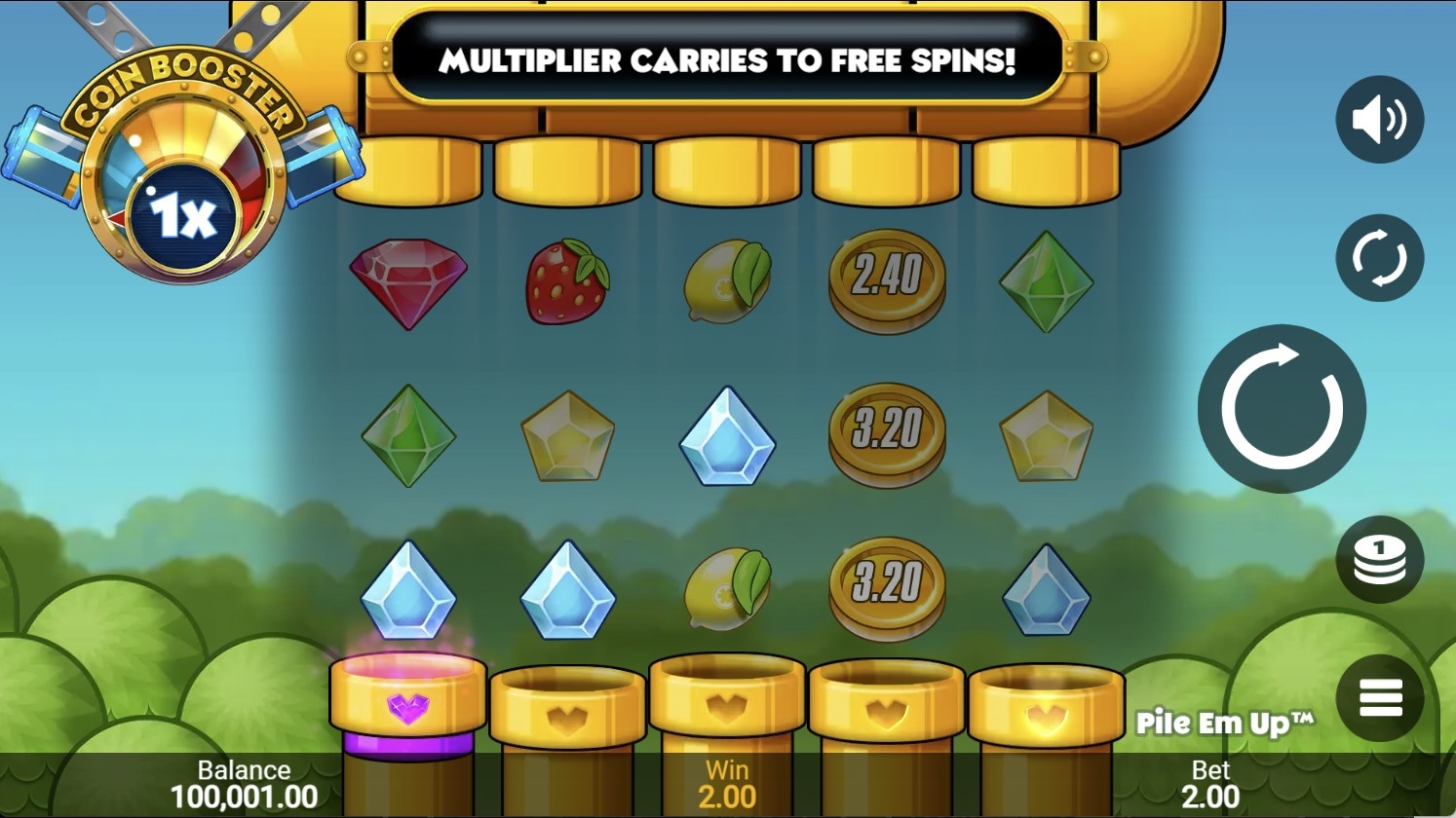 Pile Em Up Slot Gameplay