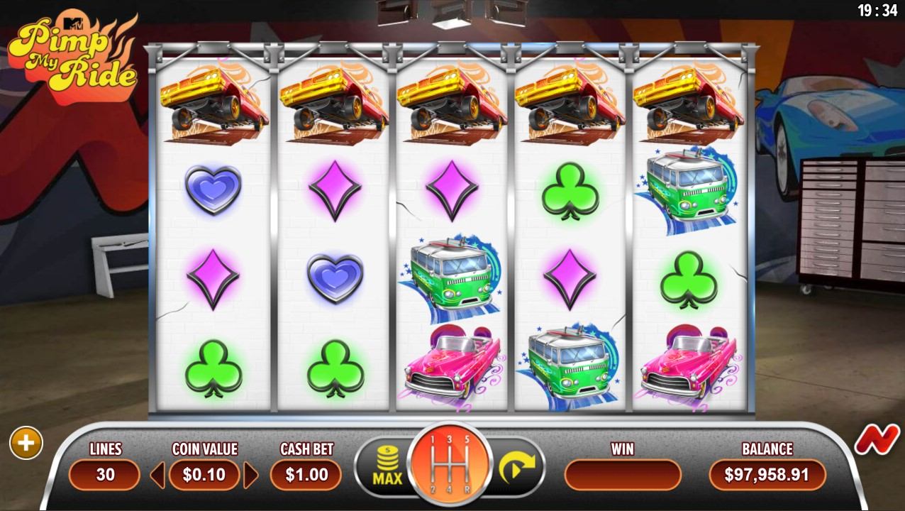 Pimp My Ride Slot Gameplay