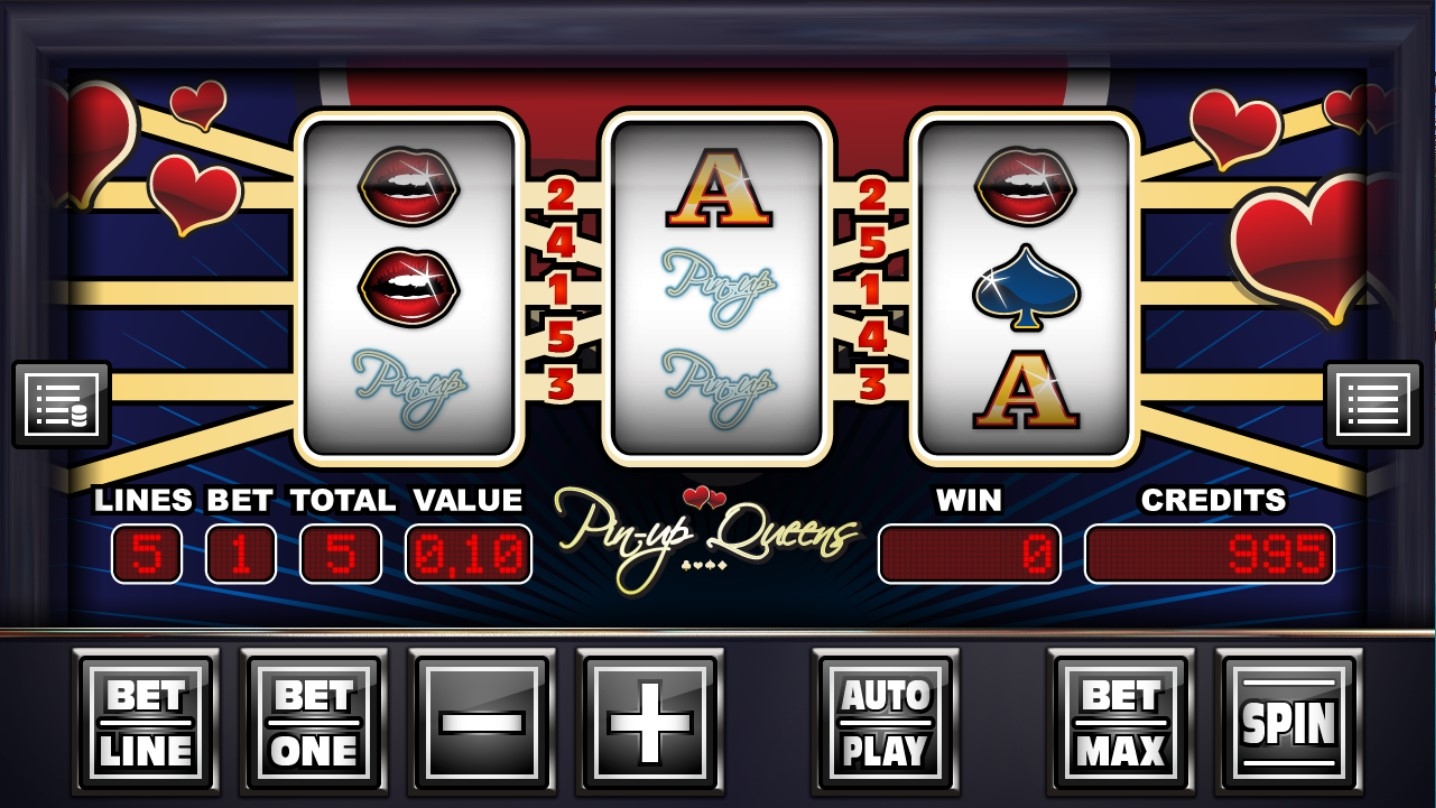 Pin Up Queens Slot Gameplay