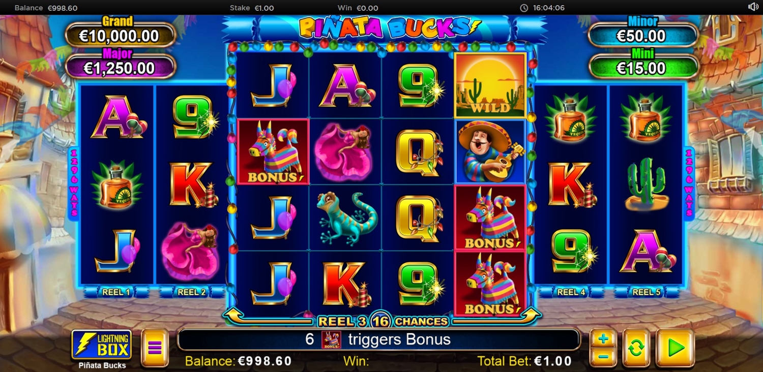 Pinata Bucks Slot Gameplay