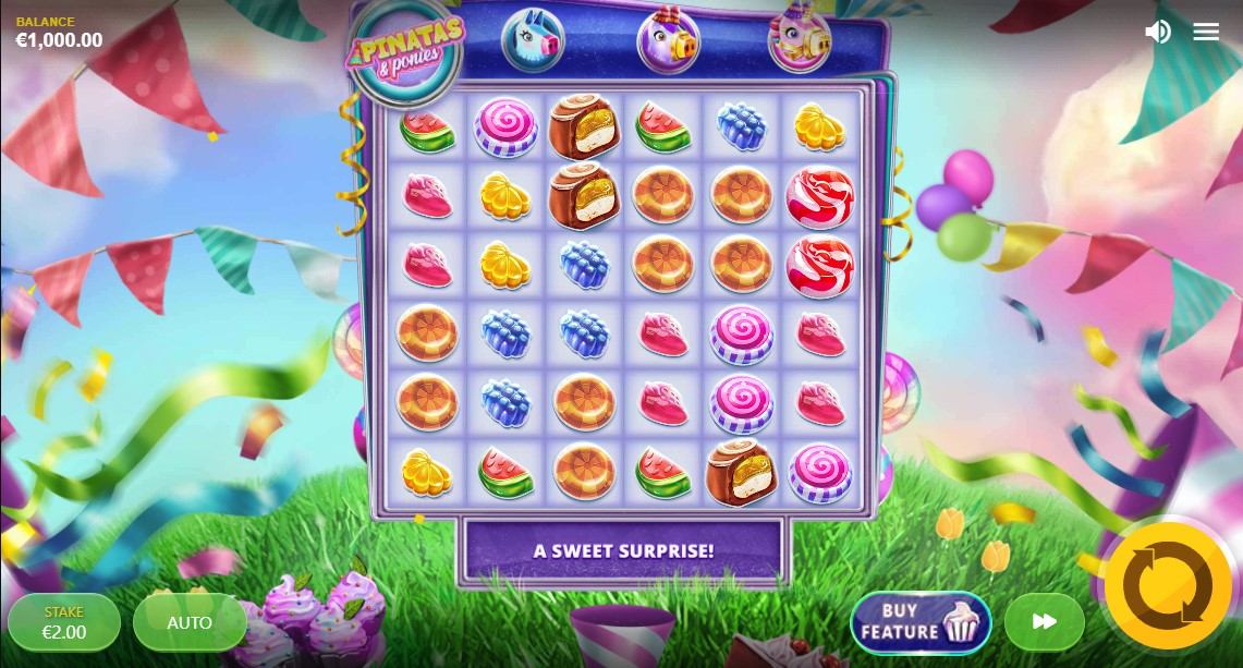 Pinatas and Ponies Slot Gameplay