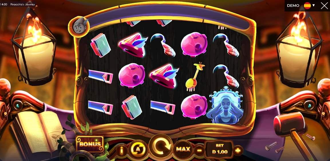 Pinocchio's Journey Slot Gameplay