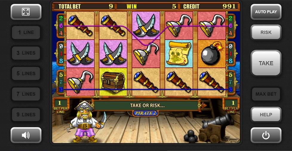 Pirate 2 Slot Gameplay