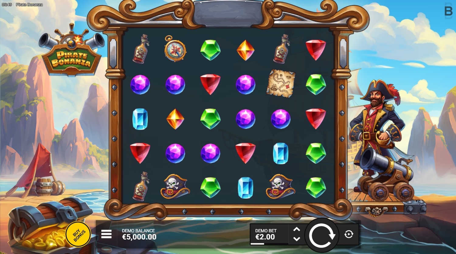 Pirate Bonanza Slot Gameplay