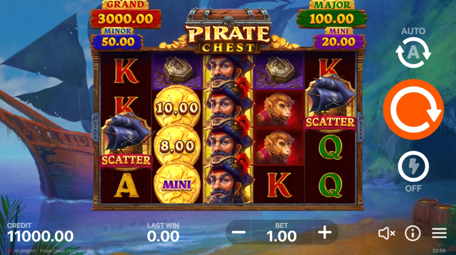Pirate Chest Slot Gameplay