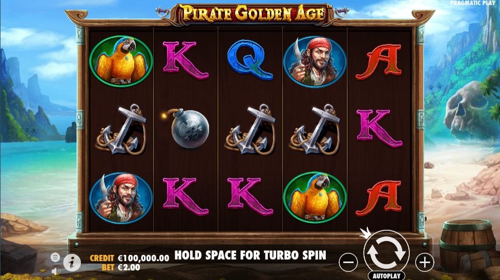 Pirate Golden Age Slot Gameplay