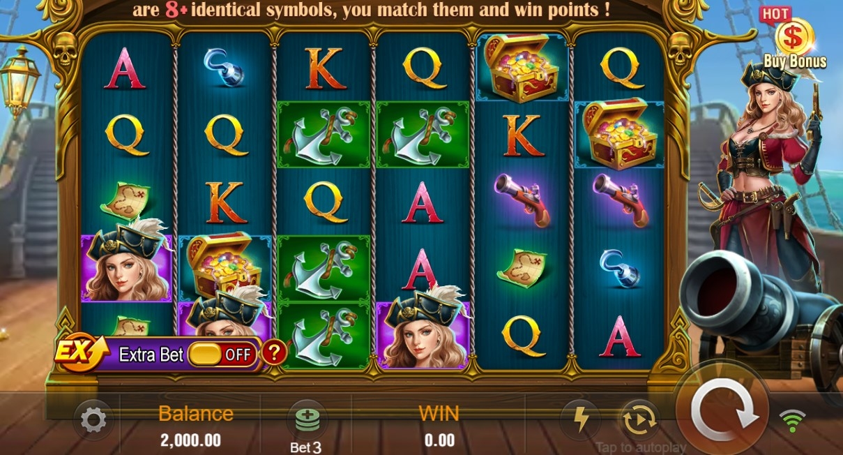 Pirate Queen Slot Gameplay