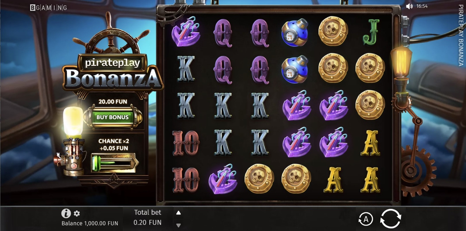 Pirateplay Bonanza Slot Gameplay